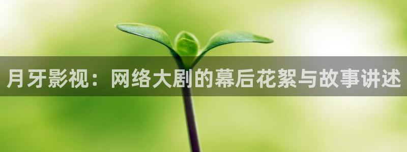 滚动的天空饭制下载大全：月牙影视：网络大剧的幕后花絮与故事讲述